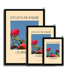 Load image into Gallery viewer, Sunlight On Those Ideas - Framed Art Print