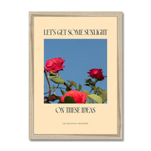 Load image into Gallery viewer, Sunlight On Those Ideas - Framed Art Print