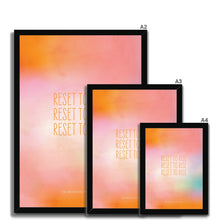 Load image into Gallery viewer, Reset to Rise - Framed Art Print