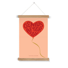 Load image into Gallery viewer, Genius After Joy - Art Print with Hanger