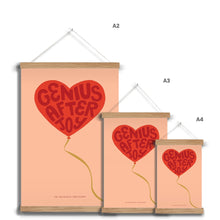 Load image into Gallery viewer, Genius After Joy - Art Print with Hanger