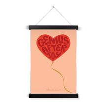 Load image into Gallery viewer, Genius After Joy - Art Print with Hanger