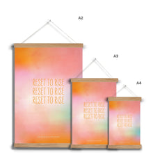 Load image into Gallery viewer, Reset to Rise - Art Print with Hanger