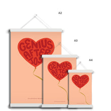 Load image into Gallery viewer, Genius After Joy - Art Print with Hanger