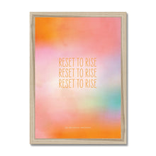 Load image into Gallery viewer, Reset to Rise - Framed Art Print