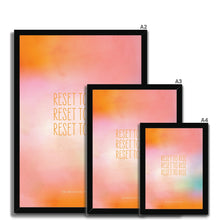 Load image into Gallery viewer, Reset to Rise - Framed Art Print
