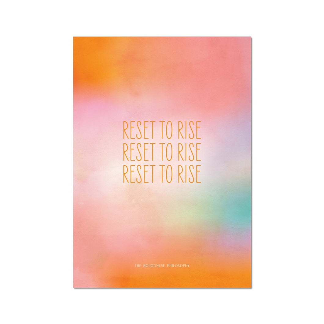 Reset to Rise - Art Print